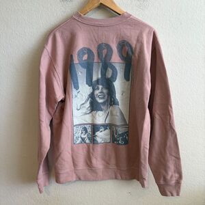 TAYLOR SWIFT 1989 Pink Sweatshirt Taylor's Version Womens Large Official Merch